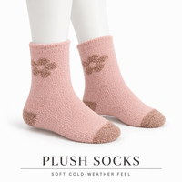 Chaussettes en peluche mignonnes à motif personnalisé, chaudes, confortables et moelleuses pour la détente, l'hiver et les coffrets cadeaux