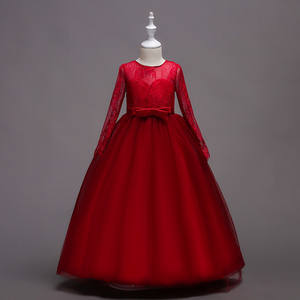 XA094เดรสปาร์ตี้งานแต่งงานสำหรับเด็กผู้หญิงเดรสออกงานสำหรับเพื่อนเจ้าสาวผ้าทูลล์หรูหราลายดอกไม้ - Product Image 2