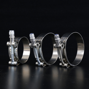 Morsetti per Tubi di Scarico <span class=keywords><strong>TheOne</strong></span> TBHC-07 W4 in Acciaio Inox, Fissaggio a T ad Alta Pressione, per Tubi da Pollici e Metrici - Product Image 5