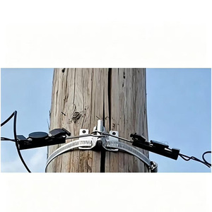Collier de suspension pour câble de branchement FTTH de type SO avec crochet ouvert en acier inoxydable - Product Image 5