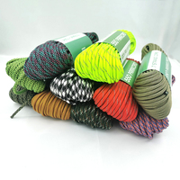 CA004C Tali Paracord 550 Kamuflase Warna-warni Ramah Lingkungan 4mm Kekuatan Tinggi, Produsen Menyediakan Tas Grosir Berkualitas Tinggi