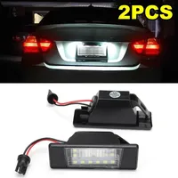 Luz LED para Matrícula de Coche, Lámpara sin Errores para Nissan X-Trail T30 T31 Qashqai J10 J11 Primera Pathfinder R51 Juke F15, 1/2 Piezas