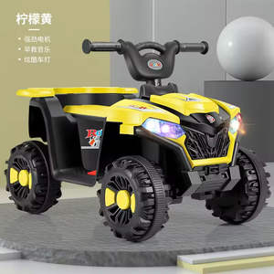 Fabrika açık çocuklar elektrikli plaj dört tekerlekli binmek-on araba çocuk araç 1-3-5-Year eski bebek şarj uzaktan kumanda araba - Product Image 6