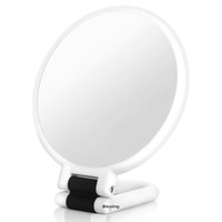 Zonyin 10X 30X 40X 50X Double Side Handheld Magnifying Makeup Mirror Portable Folding Magnifier Compact Mirror