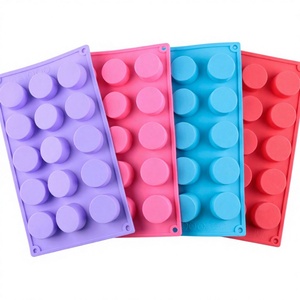 6-cavities,8-cavities,15-cavities Cylinder Cake <b>Silicone</b> Mold Oven Safe Wholesale <b>Baking</b> Geometric Dessert Chocolate Mold - Product Image 1