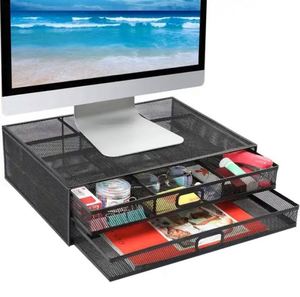 Mejor Proveedor de Organizador de Escritorio de Malla Metálica, Soporte Elevador para Monitor, Organizador de Cajones de Escritorio - Product Image 1