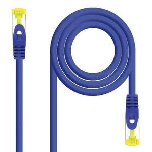Cable de Red Latiguillo LSZH Cat.6a S/FTP AWG26, Azul, 25cm - Ideal para Conexiones Rápidas y Seguras en Redes Informáticas. - Product Image 2