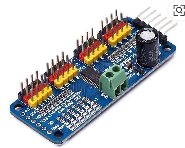 PCA9685 16 Channel 12 Bit PWM Driver Module I2C LED Controller Expansion Board
