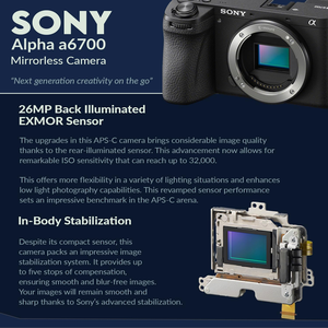 Cuerpo de Cámara Sony A6700 (ILCE-6700) (Negro) - Product Image 5