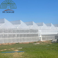 Système de culture hydroponique en serre, gouttière pliable pour la culture des plantes, gouttière noire pour la culture des fraises en agriculture