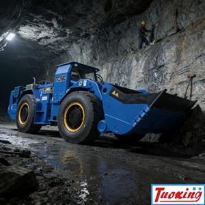 Chargeur LHD de 2 mètres cubes Tuoxing TC-200, durable, pour travaux souterrains, longue durée de vie, machine minière, faible entretien - Product Image 1