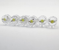 Diode LED ronde de 5 mm, couleur verte, lentille diffuse, production OEM, longueur d'onde de 518 à 525 nm