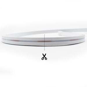 Bande lumineuse néon flexible à vision latérale DC12V/DC24V, blanc chaud et blanc froid, éclairage uniforme pour miroirs, armoires, cuisines - Product Image 3