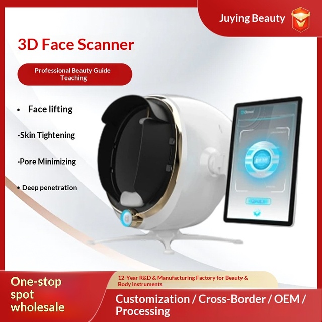 Foreign Trade 3D Facial Scanner Smart Skin Detector for Mirror UV Layer Moisture Spectrum Electronic Beauty Instrument