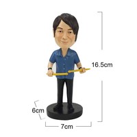 Kit de batterie en résine personnalisé 3D batteur modélisation bobblehead modèle bureau décoration mini statues Festival pas cher cadeaux souvenirs
