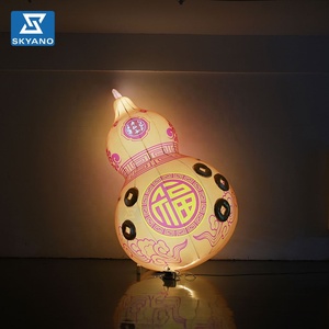 Modèle de <span class=keywords><strong>gourde</strong></span> gonflable géante lumineuse à LED pour la décoration d'événements, de festivals, de fêtes et de centres commerciaux - Product Image 6