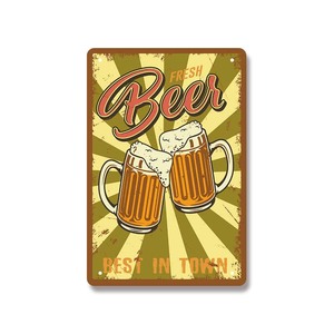 ملصقات معدنية مخصصة طباعة لافتات قصدير متنوعة بالجملة للبار والجدران والجراج ديكور ، علامات قصدير عتيقة - Product Image 3