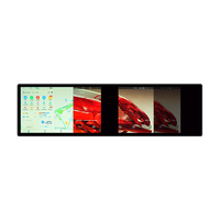 Android 13, écran double interactif multifonctionnel, 21/23 pouces, navigation GPS, écran LCD IPS 2000x1200, microphone intégré