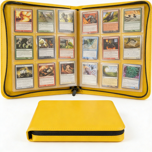 ผู้ผลิตปรับแต่งสมุดใส่การ์ดคุณภาพสูง วัสดุ PU 9 ช่อง สำหรับเก็บและโชว์การ์ด - Product Image 3