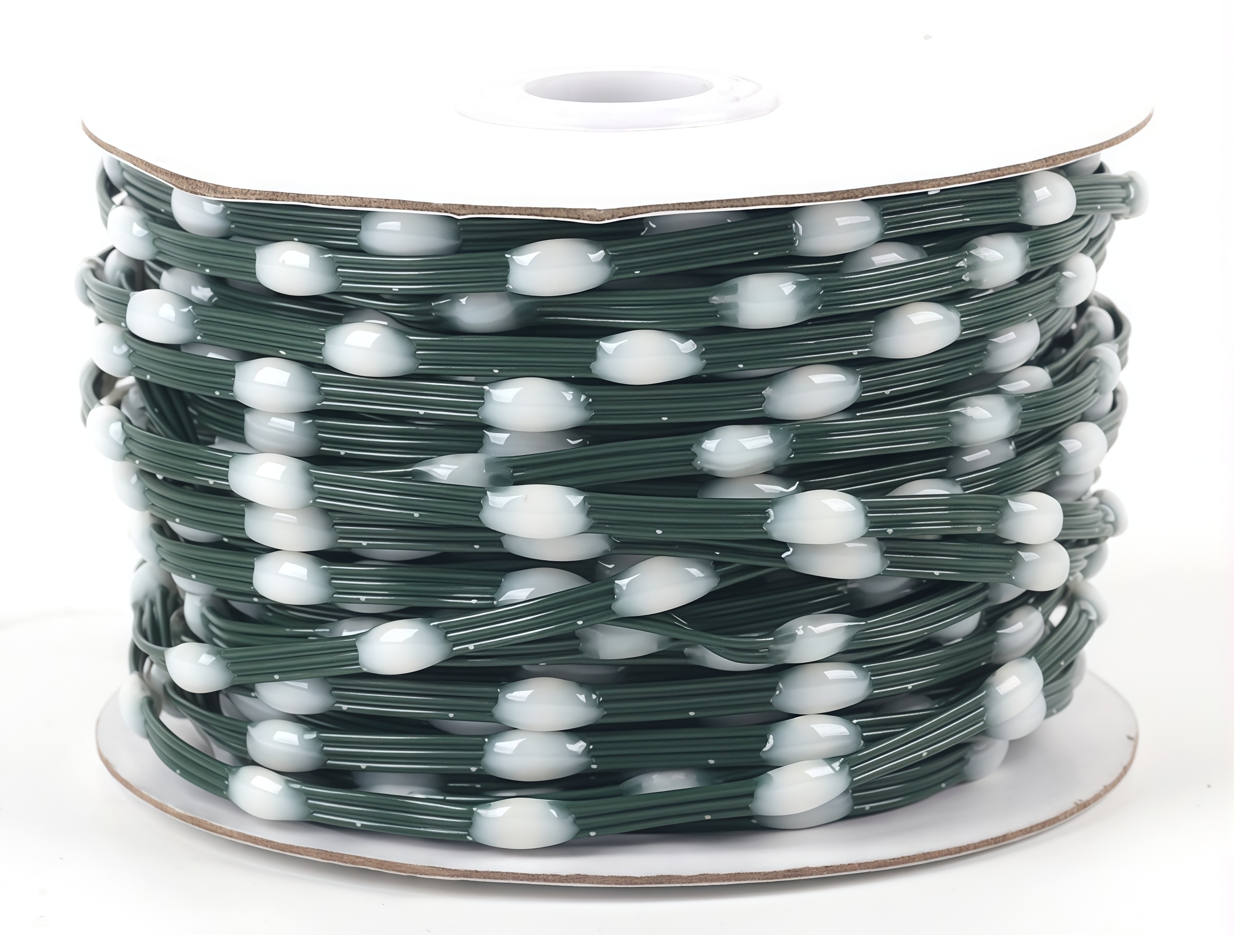 KCX 3-pin DC12V 1000ct RGB LED Pebble Pixel String Light Addressable Full Color IP68 Green Wire Led Fairy String Lighting Lights