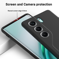 Coque de Protection Arrière Antichoc en Silicone Liquide TPU Souple pour Téléphone Mobile Tecno Camon 40 Pro 5G Note 50 Pro