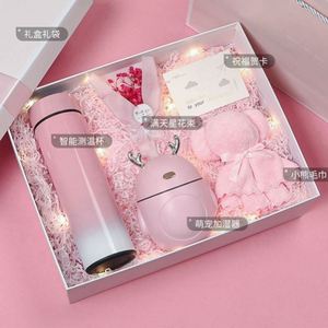 Juego de Regalo de Lujo para Mujer Mairun, Exquisita Taza con Impresión Digital Inteligente, Almohadilla Calefactora, Taza, Humidificador - Product Image 4