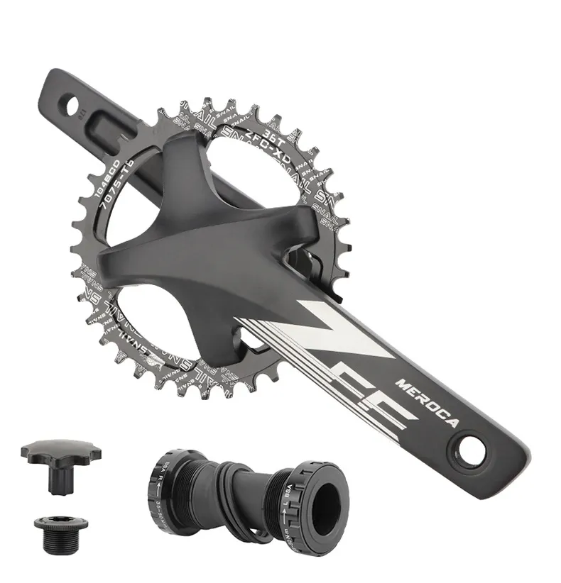 Xe Đạp Leo Núi Crankset Hợp Kim Nhôm Crank Sprocket Mountain Crank Dĩa Đĩa Mtb Phụ Tùng Xe Đạp