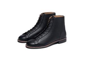 Chaussures en cuir pour hommes, modèle 2026, bout rond, avec fonction de rehaussement et antidérapante, chaussures en cuir pour hommes - Product Image 6