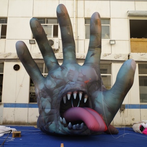 Model Tangan Setan Tiup yang Menyeramkan, Perlengkapan Panggung Tiup untuk Halloween atau Festival Musik, Inflatable untuk Iklan - Product Image 4