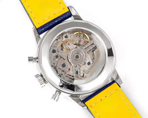 Montre automatique mécanique de luxe ultra-fine de haute qualité, élégante, sportive, pour affaires, avec chronographe lumineux en acier inoxydable - Product Image 5