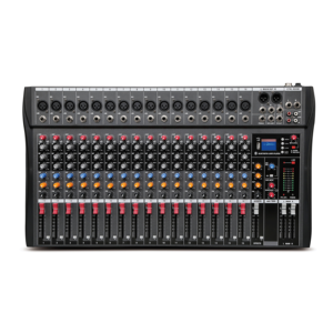 Console de <span class=keywords><strong>mixage</strong></span> audio professionnelle 16 canaux USB Bluetooth, alimentation fantôme +48V, carte son pour enregistrement en <span class=keywords><strong>studio</strong></span> - Product Image 1