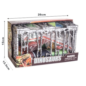 7.5CM piccoli dinosauri 3D Dino scena del mondo giocattolo realistico di colore <span class=keywords><strong>rosso</strong></span> in gomma Carnotaurus modello <span class=keywords><strong>dinosauro</strong></span> giocattolo per bambini - Product Image 4