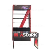 Ensemble de présentoirs pour magasin de tabac, table de présentation en métal avec armoire murale verrouillable et étagères pour présentoir de vente au détail de cigarettes