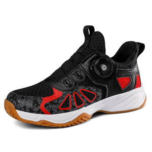 Chaussures de badminton pour grands enfants, légères, antidérapantes, avec bouton rotatif, confortables et ventilées - Product Image 6