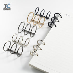 Bon marché Prix Offre Spéciale métal affaires bureau Clip livre cerceau reliure anneaux papeterie utiliser Scrapbook anneaux - Product Image 5