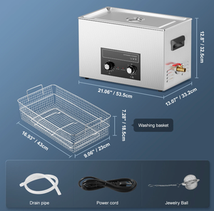 Nettoyeur à ultrasons numérique 30L Nouveau réservoir de bain électrique pour bijoux avec minuterie dégraissant pour le <span class=keywords><strong>nettoyage</strong></span> des armes des industries agricoles - Product Image 1