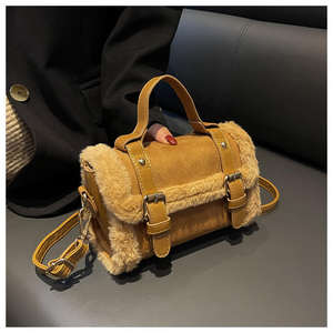 Bolso bandolera de cuero mate para mujer, bolso retro de piel sintética y bolso cuadrado pequeño, bolso tipo silla de montar para mujer - Product Image 2