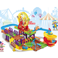 Grande roue train électrique jouet piste jouet assembler orbite assembler piste pour enfants éducatifs enfants Puzzle piste voitures jouets