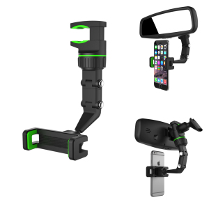Support de téléphone de <span class=keywords><strong>voiture</strong></span> flexible à rotation universelle à 360 degrés pour rétroviseur, support mobile pour rétroviseur, <span class=keywords><strong>berceau</strong></span> de téléphone intelligent pour le dos - Product Image 1