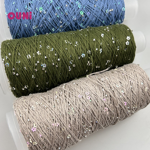 2025 Siêu Dân Số Mới Ưa Thích Tay Đan Chủ Đề 6 Ply 100% Cotton Tự Nhiên Thông Qua 4Mm Sequin + 3Mm Hạt DIY Gói - Product Image 1