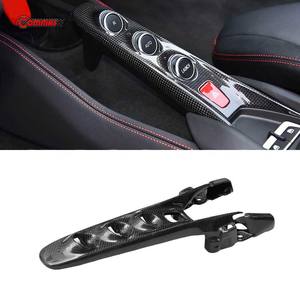 แผงควบคุมกลางเกียร์คาร์บอนไฟเบอร์แห้งสำหรับรถยนต์เฟอร์รารี่ F8 อุปกรณ์ตกแต่งภายในรถยนต์ อะไหล่รถยนต์ - Product Image 1