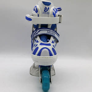 Chaussure de patinage réglable rouleau clignotant taille du rouleau clignotant chaussures de patinage à roulettes fille garçon patins à roues alignées - Product Image 6