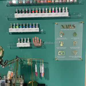 Personnalisé 3D Perspex Acrylique Logo d'entreprise Conseil après soin des ongles Plaque murale pour Studio de beauté Décor de Salon Manucure Magasin Pla - Product Image 5