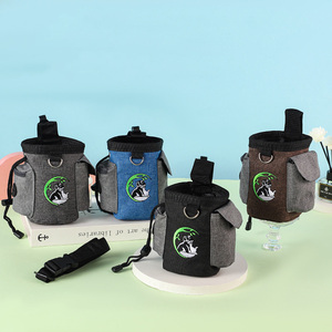 Bolsa de golosinas para <span class=keywords><strong>perros</strong></span> de gran capacidad, paquete de alimentación multifuncional, bolsa de alimentación para <span class=keywords><strong>perros</strong></span>, bolsa de cintura para entrenador de mascotas de Color sólido - Product Image 2