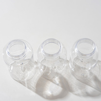 Bouteille Pompe Populaire en PET Mousse Cylindrique, Emballage Plastique Rond pour Soins Personnels, Bouteille Cosmétique à Fond Rond 200ml