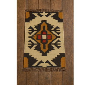 Handwoven Wool Jute Southwestern Tribal <b>Runner</b> <b>Rug</b> | Rustic Boho Farmhouse Entryway Hallway Accent Carpet for Home Decor - Product Image 1