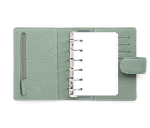 Mini-reliure à anneaux en similicuir PU, carnet de notes en cuir, Agenda, planificateur, organisateur, <span class=keywords><strong>Budget</strong></span> A5 A6 - Product Image 1