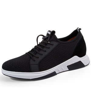 Zapatillas deportivas minimalistas para hombre, para correr, caminar, trotar, de malla, sin cordones, atléticas, de caña baja, con cordones, para todas las estaciones, con plataforma. - Product Image 1