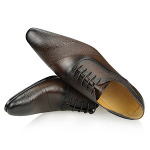 Zapatos <span class=keywords><strong>Oxford</strong></span> de Lujo Personalizados en Cuero Negro para Bodas, Oficina, Fiestas, Vestidos, Estilo Café con Punta en Pico para Otoño e Invierno - Product Image 4