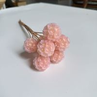 Gereduceerde prijs Natuurlijke Enkelstammige Scabiosa Gedroogde Windmolenbloem Esthetisch Bloemdecoratie voor Feest Huisdecoratie